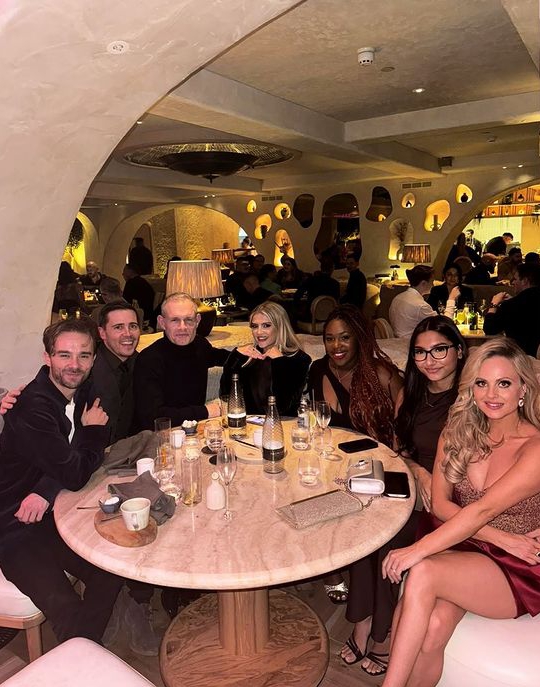 Coronation Street Stars Glam Up for Christmas Bash