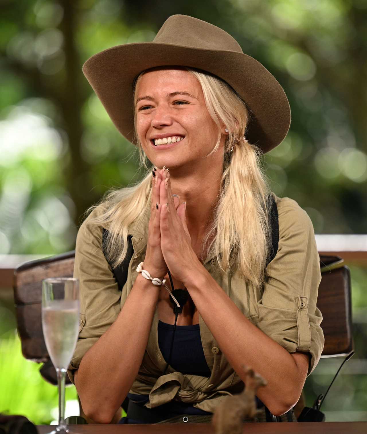 Danielle Harold Shows Off Her Legs in Australia After I'm A Celebrity Exit