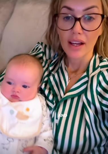 Laura Anderson reveals scare after baby daughter falls ill