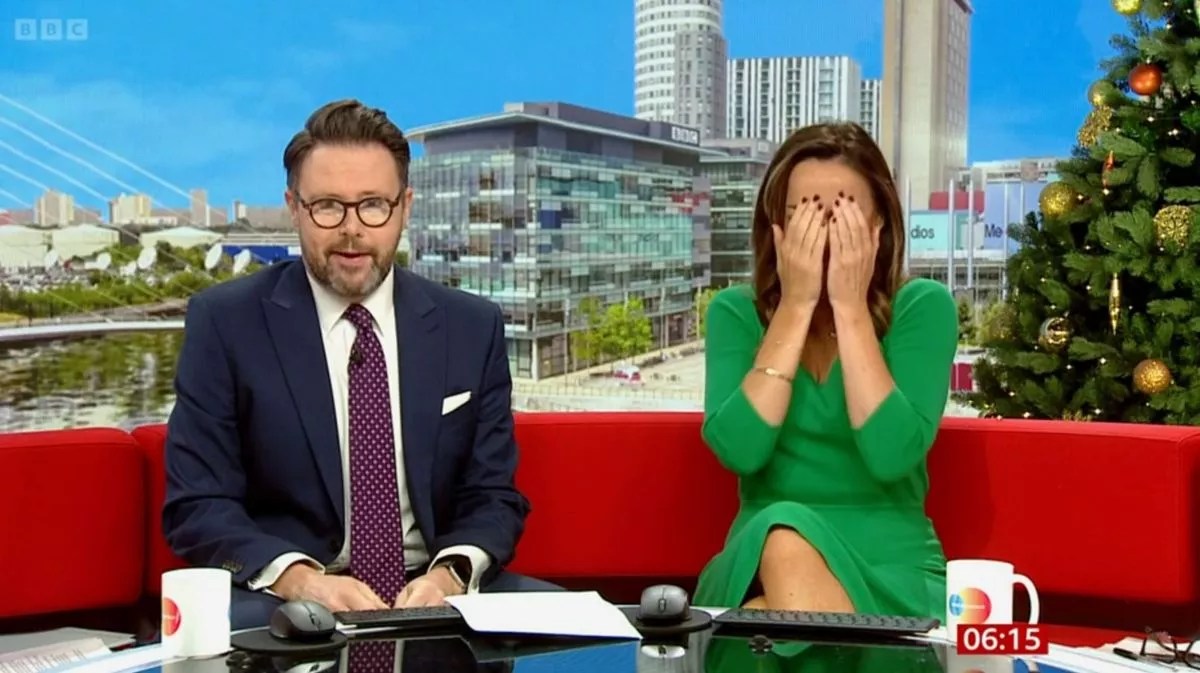 Jon Kay left red-faced as Sally Nugent calls out his 'terrible admission' live on BBC Breakfast