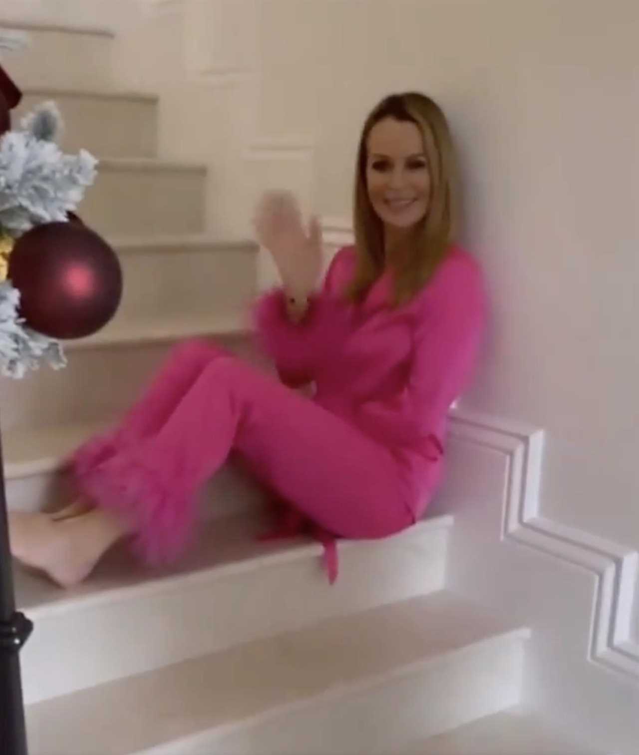 Amanda Holden Shows Off Stunning Christmas Makeover of Her Mansion