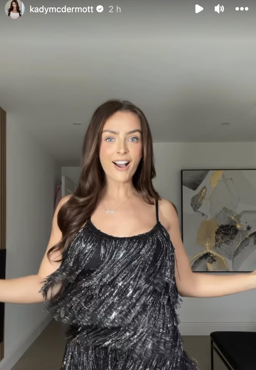 Kady McDermott wows in glittering outfits on Instagram