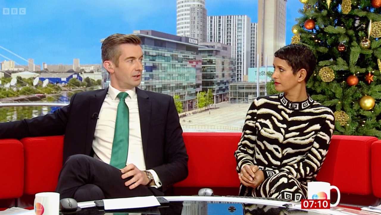 BBC Breakfast's Naga Munchetty Playfully Teases Co-Star During Hilarious Segment