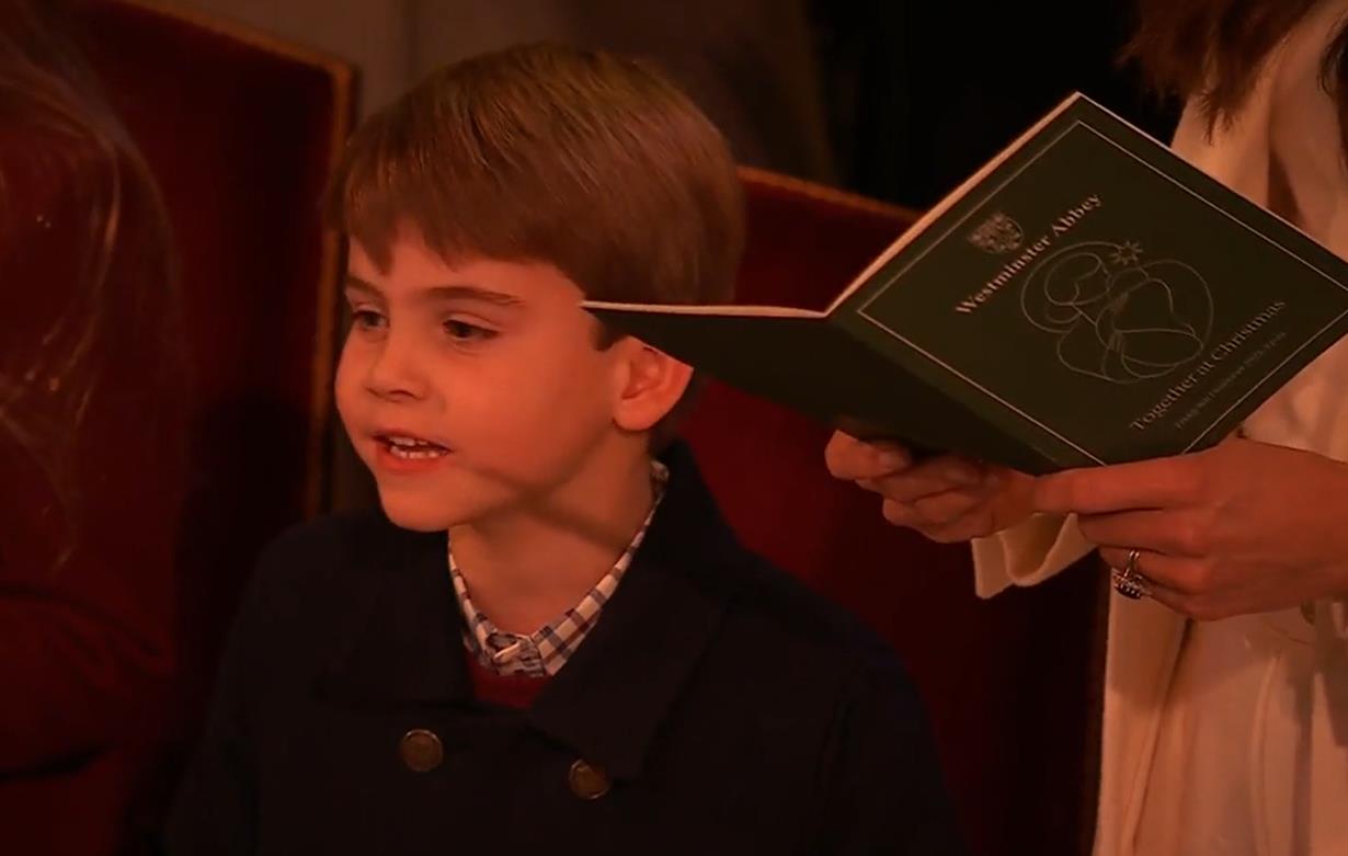 Adorable Prince Louis Behaves at Mum Kate's Together at Christmas Service