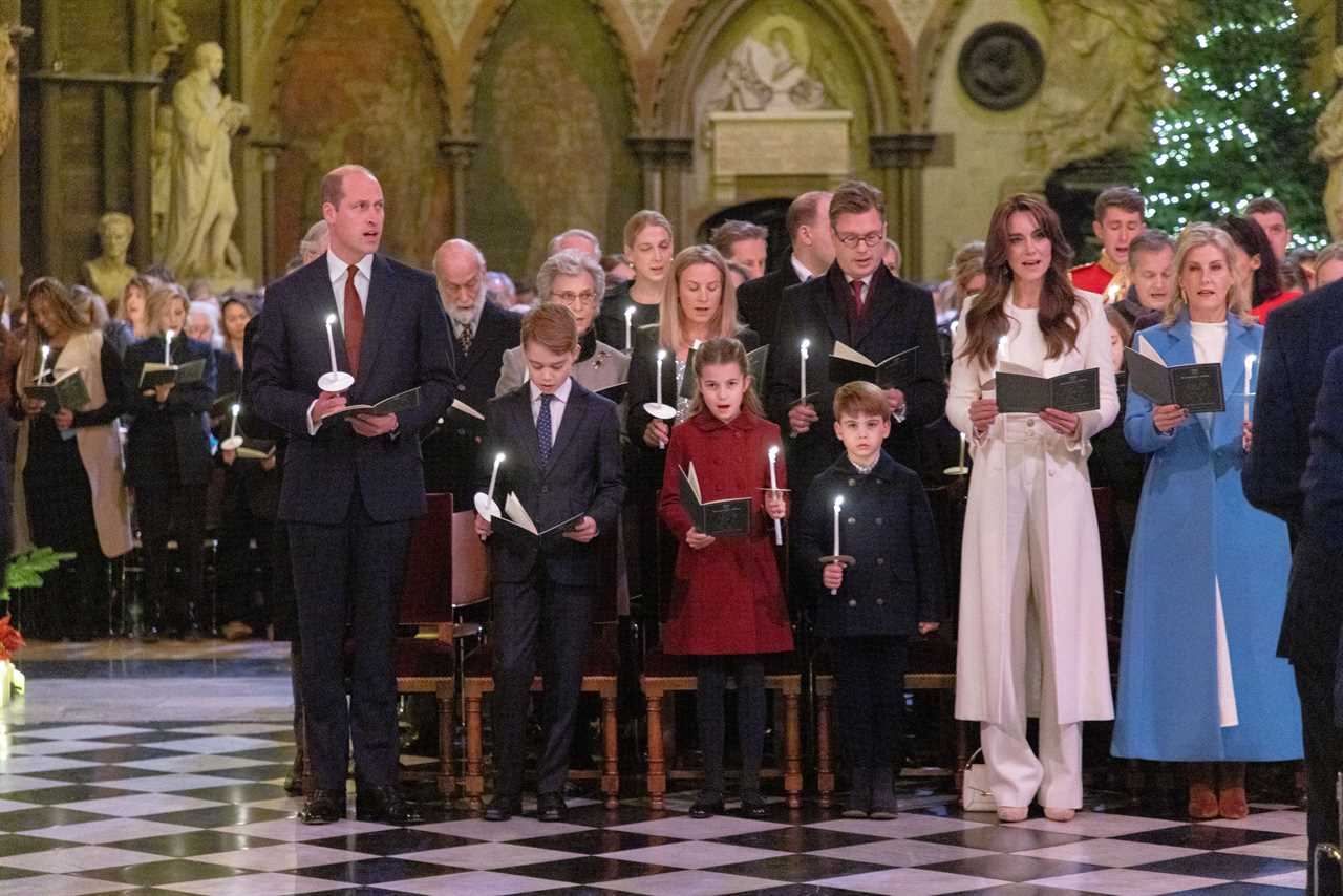 Adorable Prince Louis Behaves at Mum Kate's Together at Christmas Service