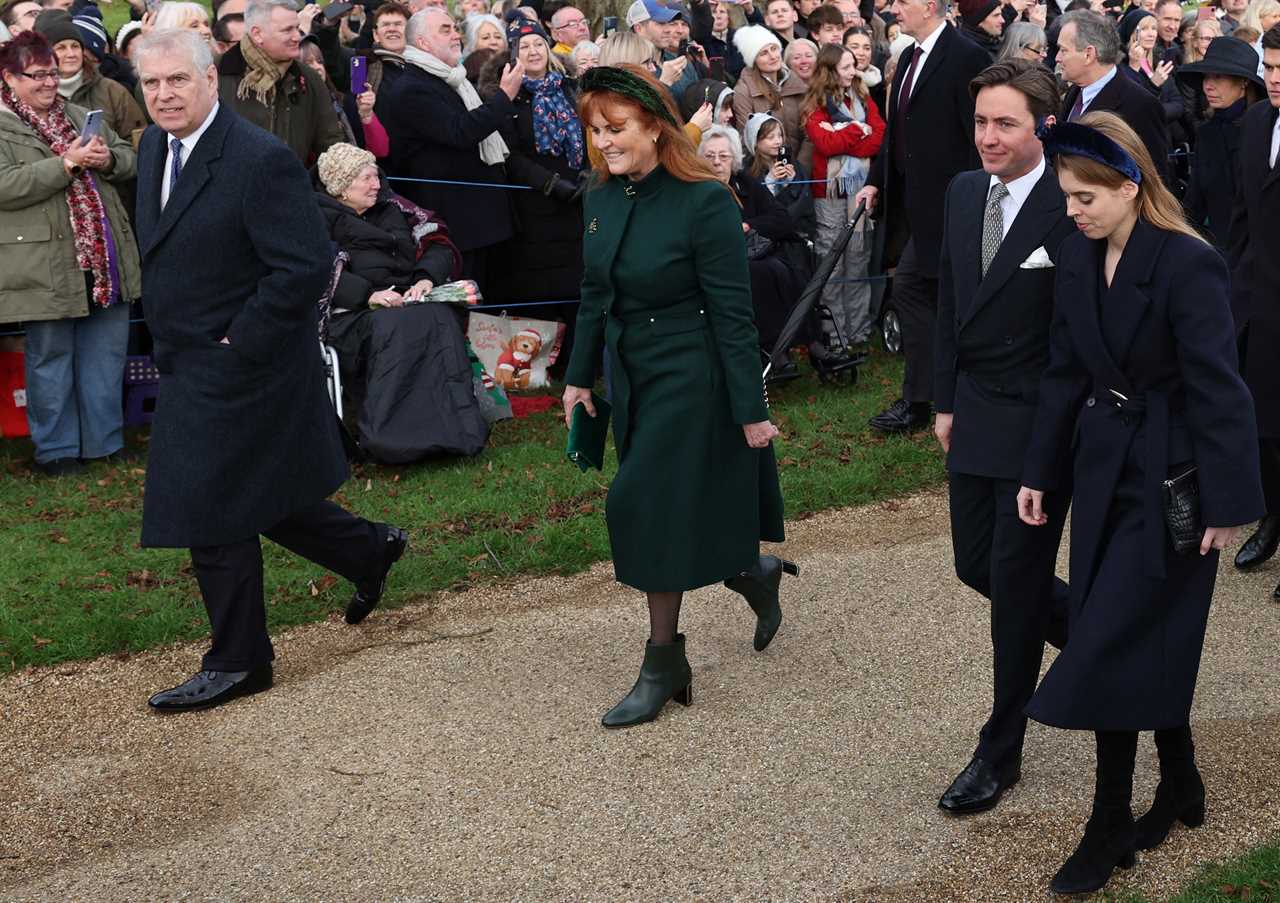 Sarah Ferguson Spotted on Royal Christmas Service Walk for the First Time in 30 Years