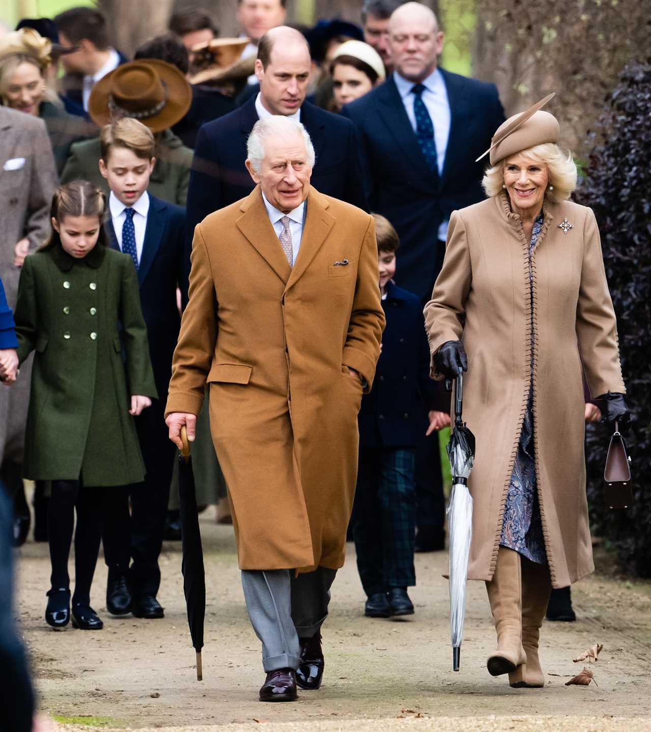 Royal Fans Swoon Over Adorable Moment Between Prince George and Mike Tindall on Christmas Day