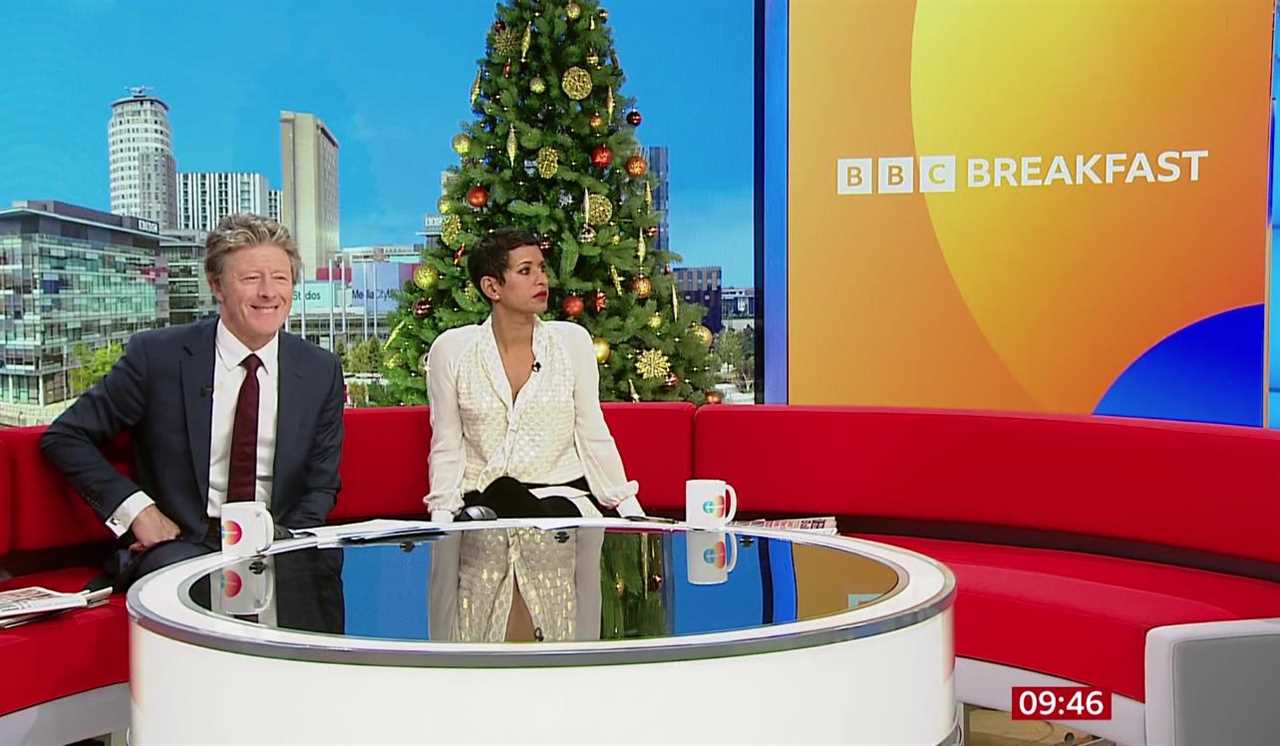 BBC Breakfast's Naga Munchetty playfully scolds co-stars for leaving her out of 'show tradition'