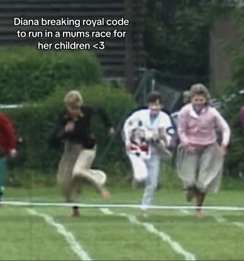 Princess Diana's Unforgettable Moment: Competing in the Mums' Race at Prince Harry's Sports Day