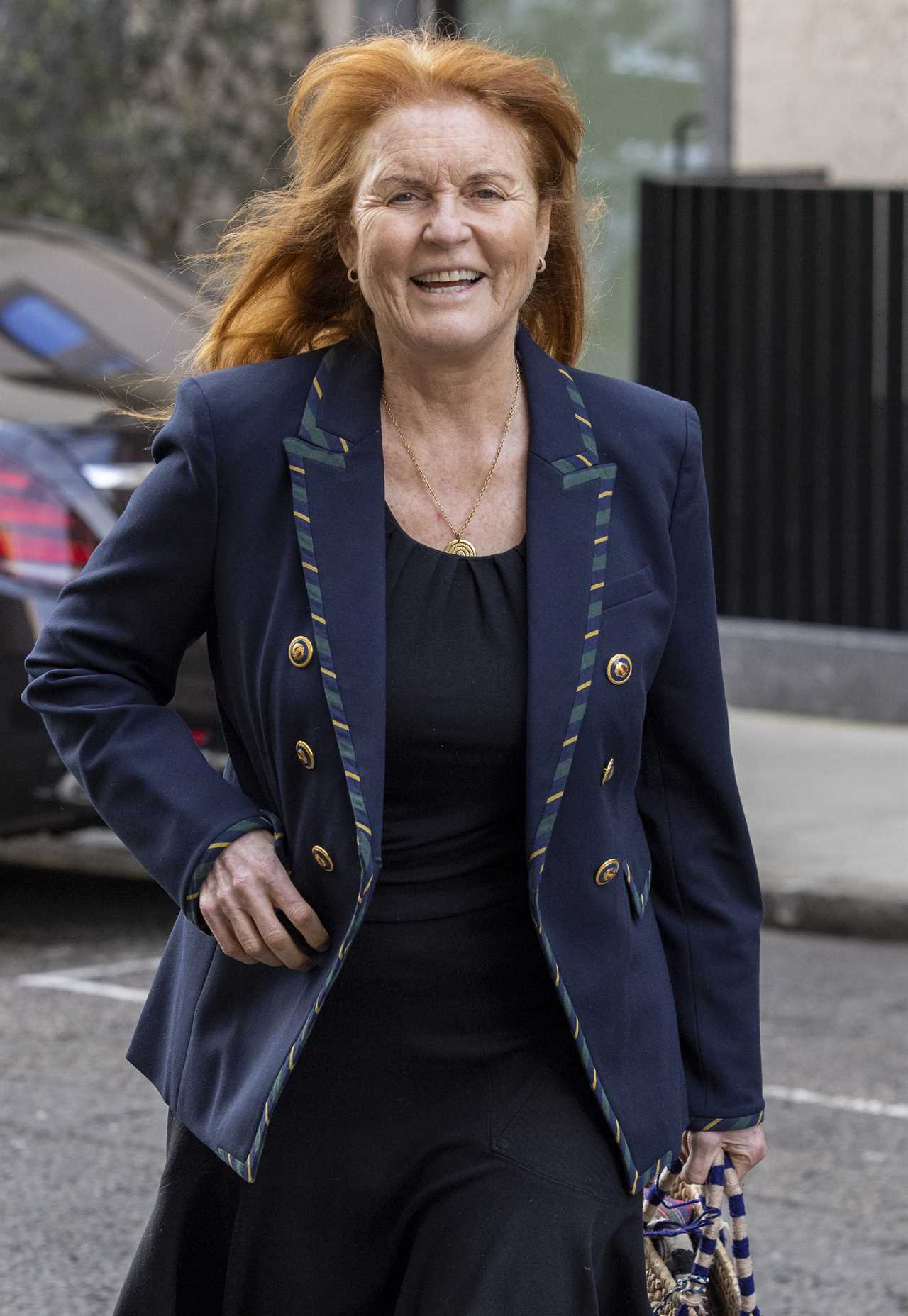 Sarah Ferguson leaves hospital with a smile after second cancer diagnosis