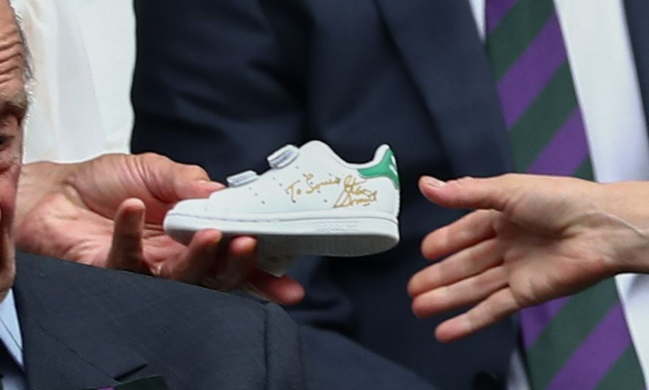 Prince Louis receives 'priceless' Adidas Stan Smith trainers