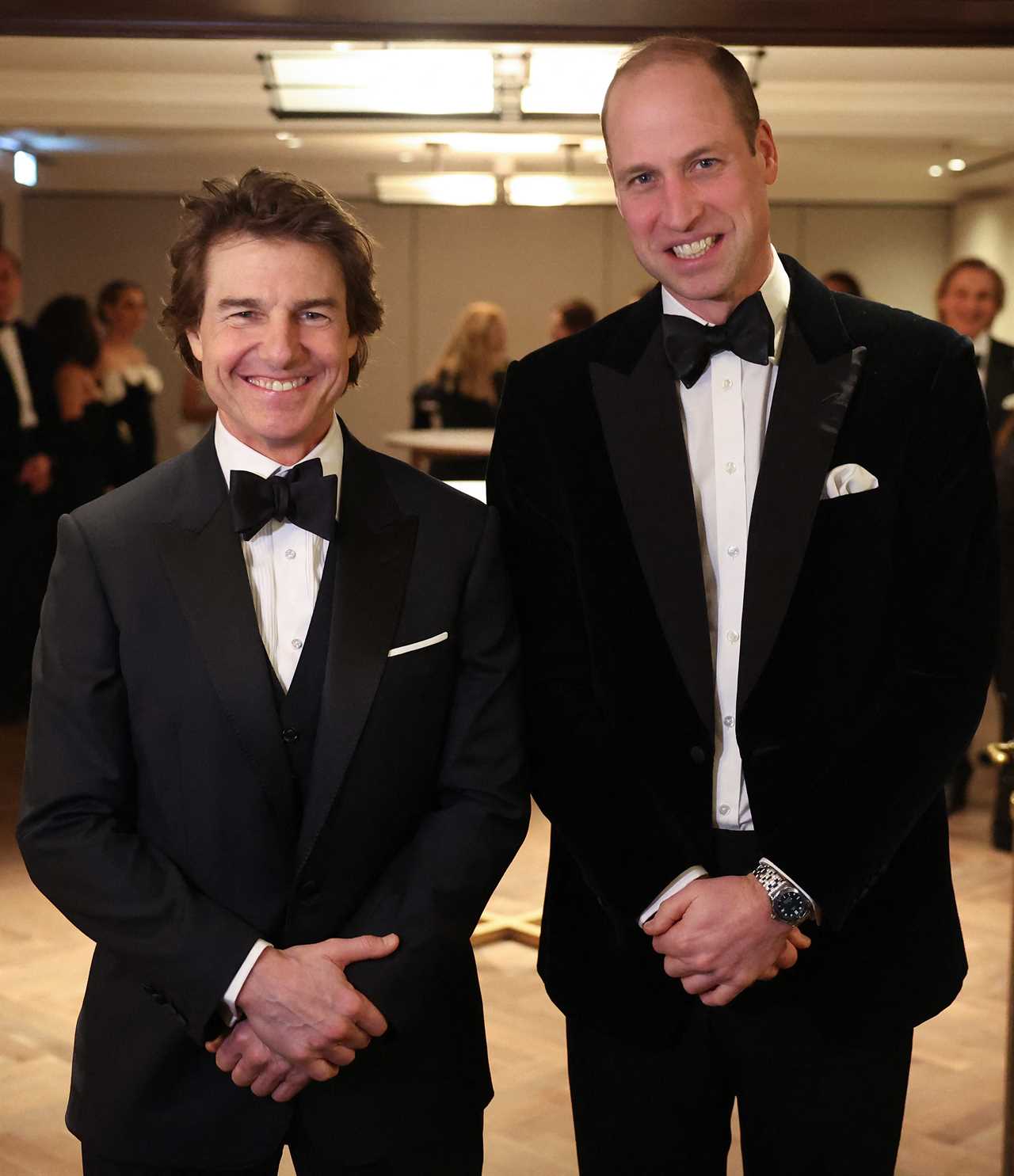 Prince William Thanks Supporters at Charity Gala, Joined by Tom Cruise
