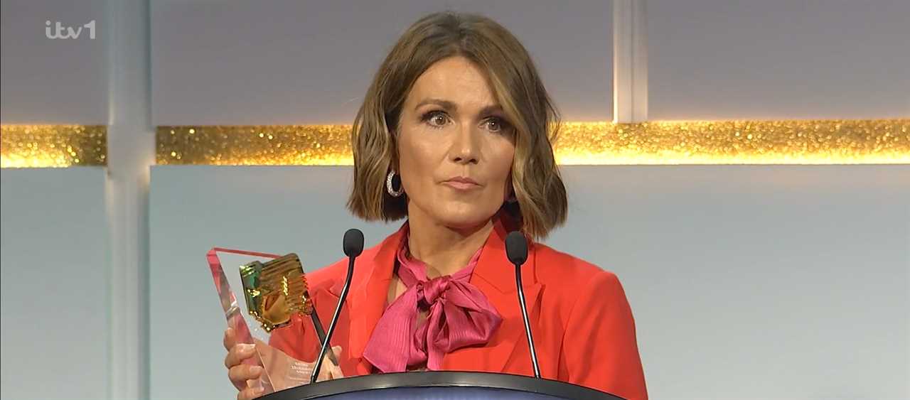 Good Morning Britain's Susanna Reid Pays Emotional Tribute After Awards Win