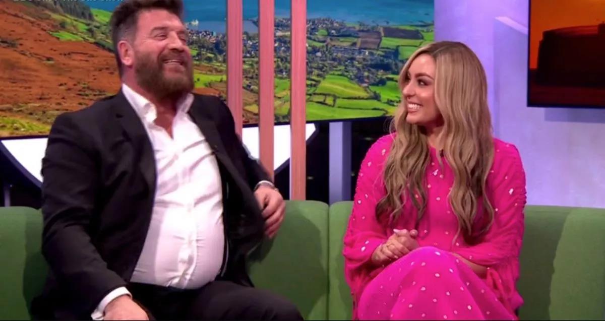 Nick Knowles compares himself to a whale after joking about weight gain