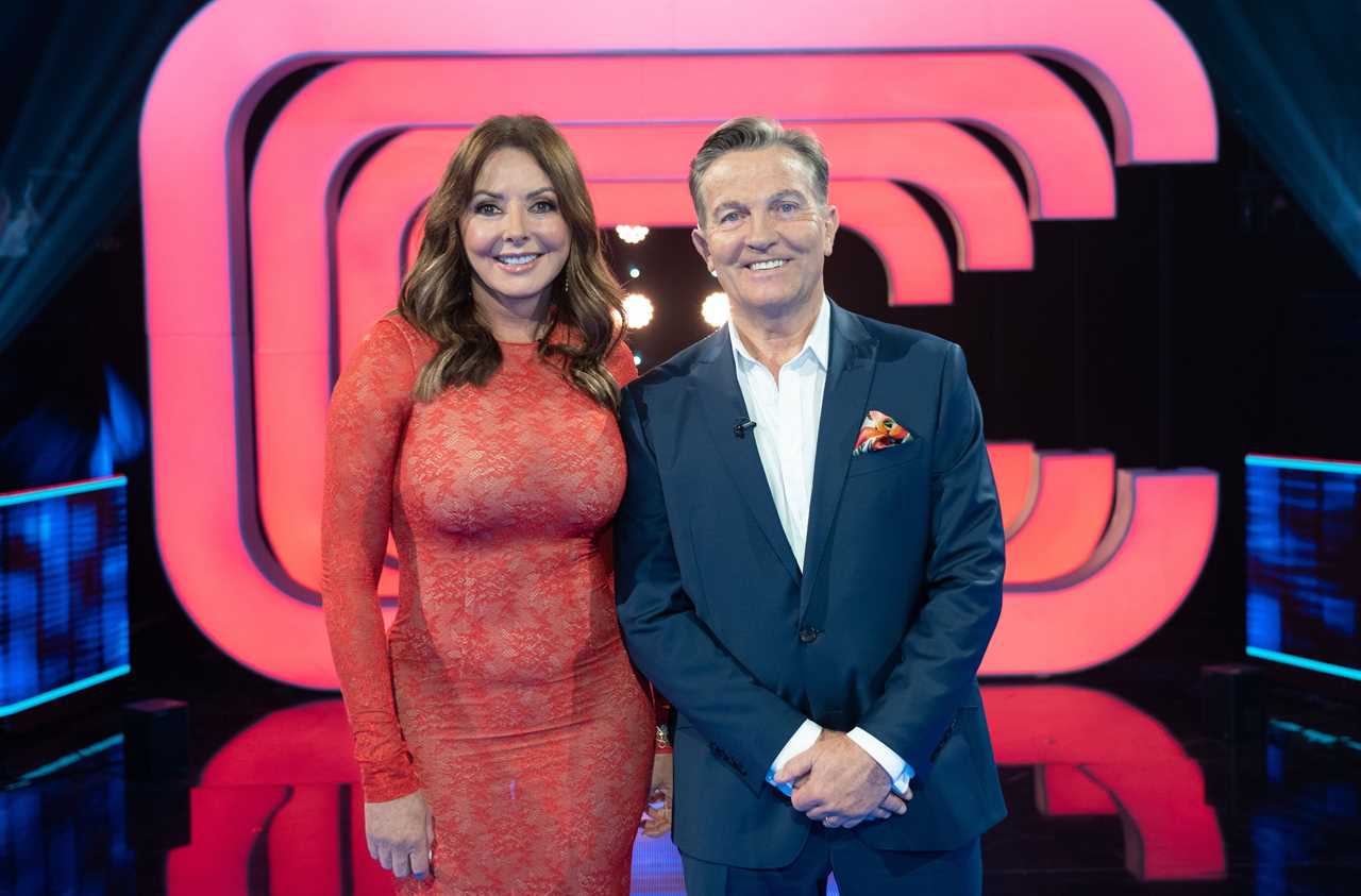 Carol Vorderman stuns in red lace dress on Beat the Chasers - but faces tough competition in celebrity special