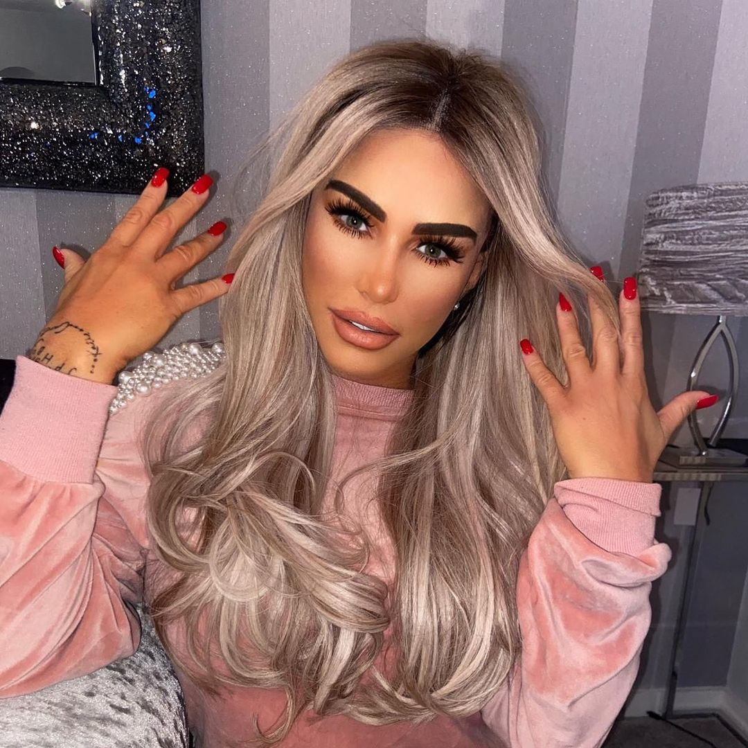 Katie Price flaunts her fuller lips post age-defying facial treatment