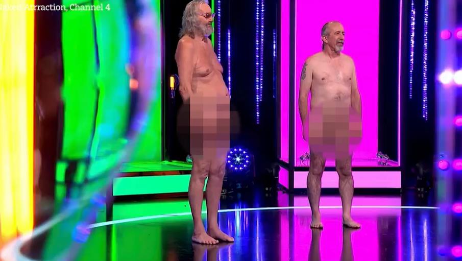 Naked Attraction's Anna Richardson steps in as OAP contestant gets too handsy