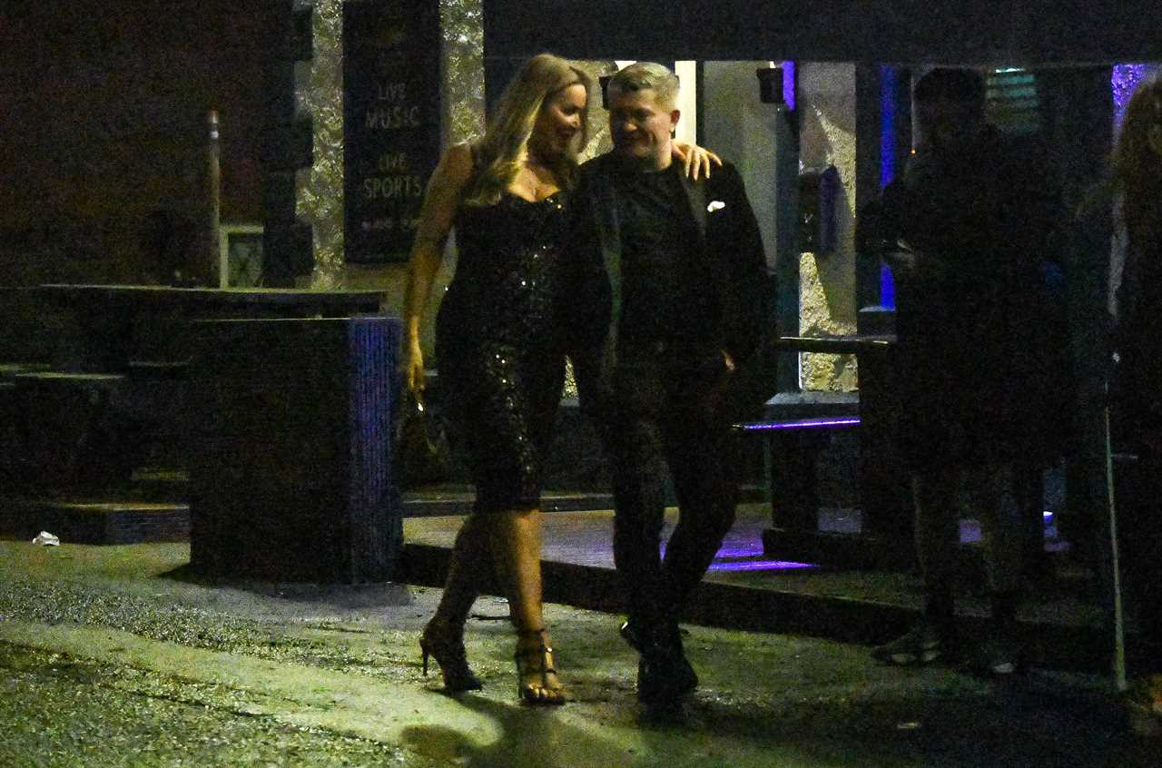 Claire Sweeney and Ricky Hatton spotted cosying up on night out in Manchester