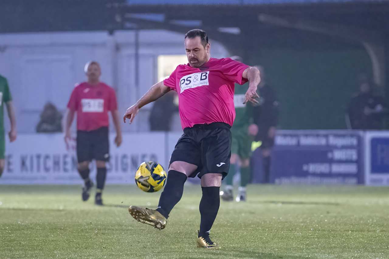 Danny Dyer Wows Fans with Football Skills at Sellebrity Soccer Match