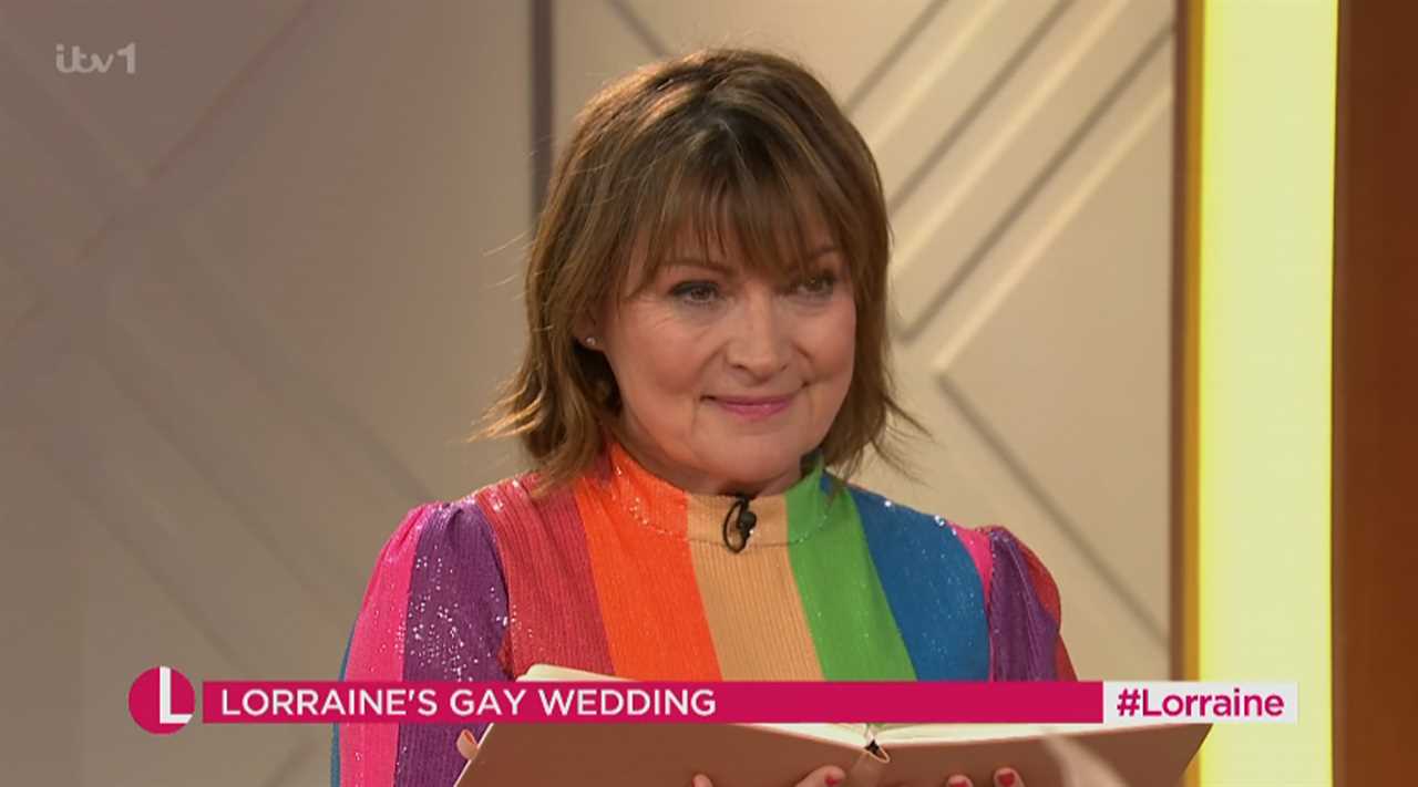 Lorraine Kelly reveals her 'real name' as she returns to present her ITV show after two-week break