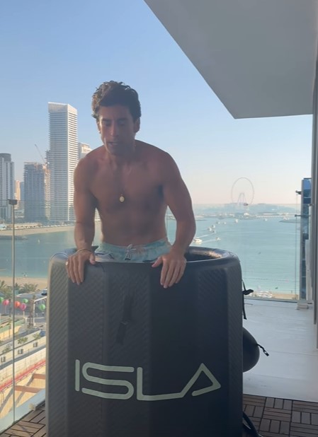 Towie’s James Argent Shows Off Incredible Weight Loss with Ice Bath Abs Reveal