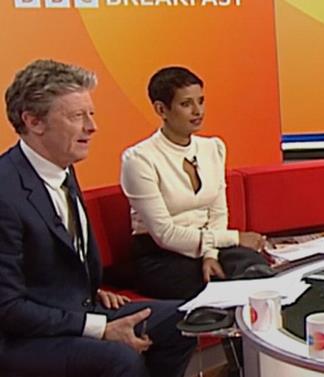 Naga Munchetty in Intense Stare-Off with Co-Star Over Feud Rumors