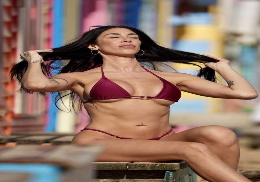 Tamara Joy stuns in a bikini on the beach