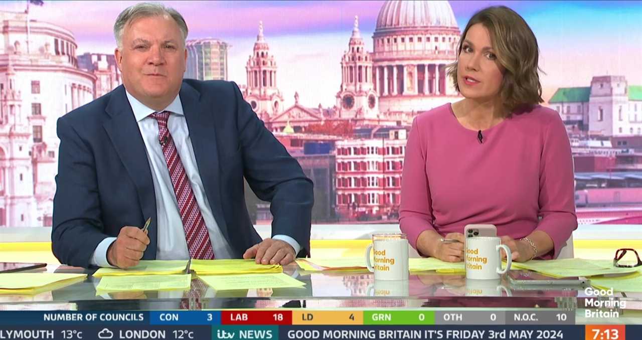 Good Morning Britain presenter shake-up as Susanna Reid steps in on her day off – sparking confusion among fans