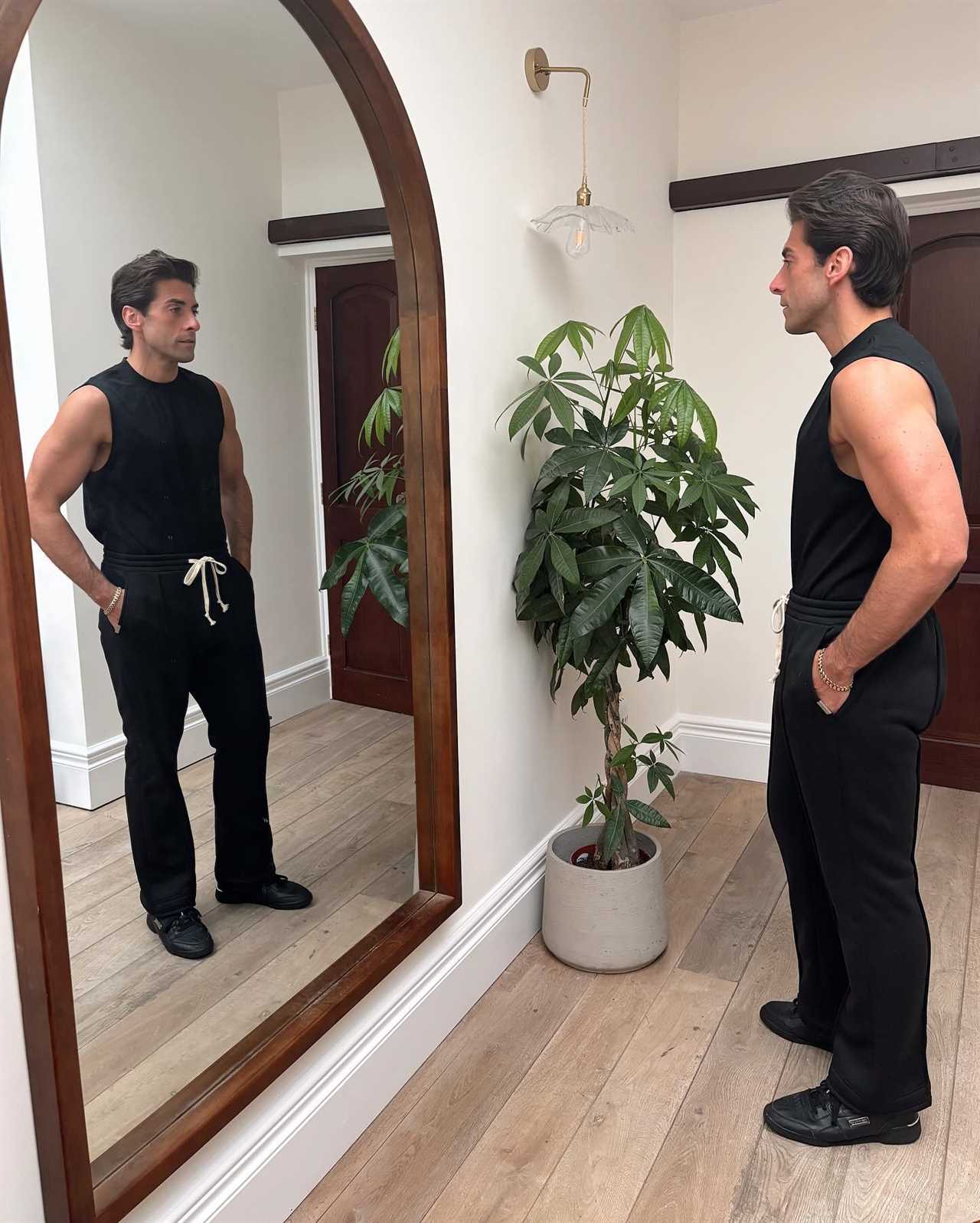Towie Star James Argent Flaunts Toned Arms in Photos by Ex Lydia Bright Post Weight Loss