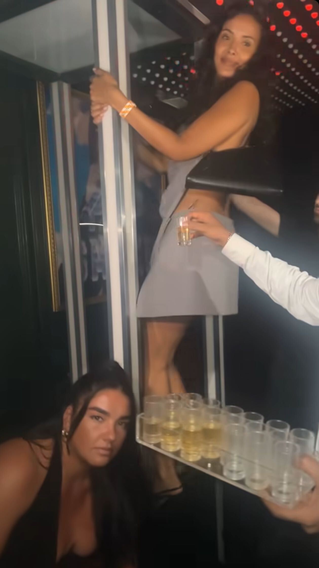 Maya Jama stuns in £1900 Prada dress on boozy night out ahead of Love Island return