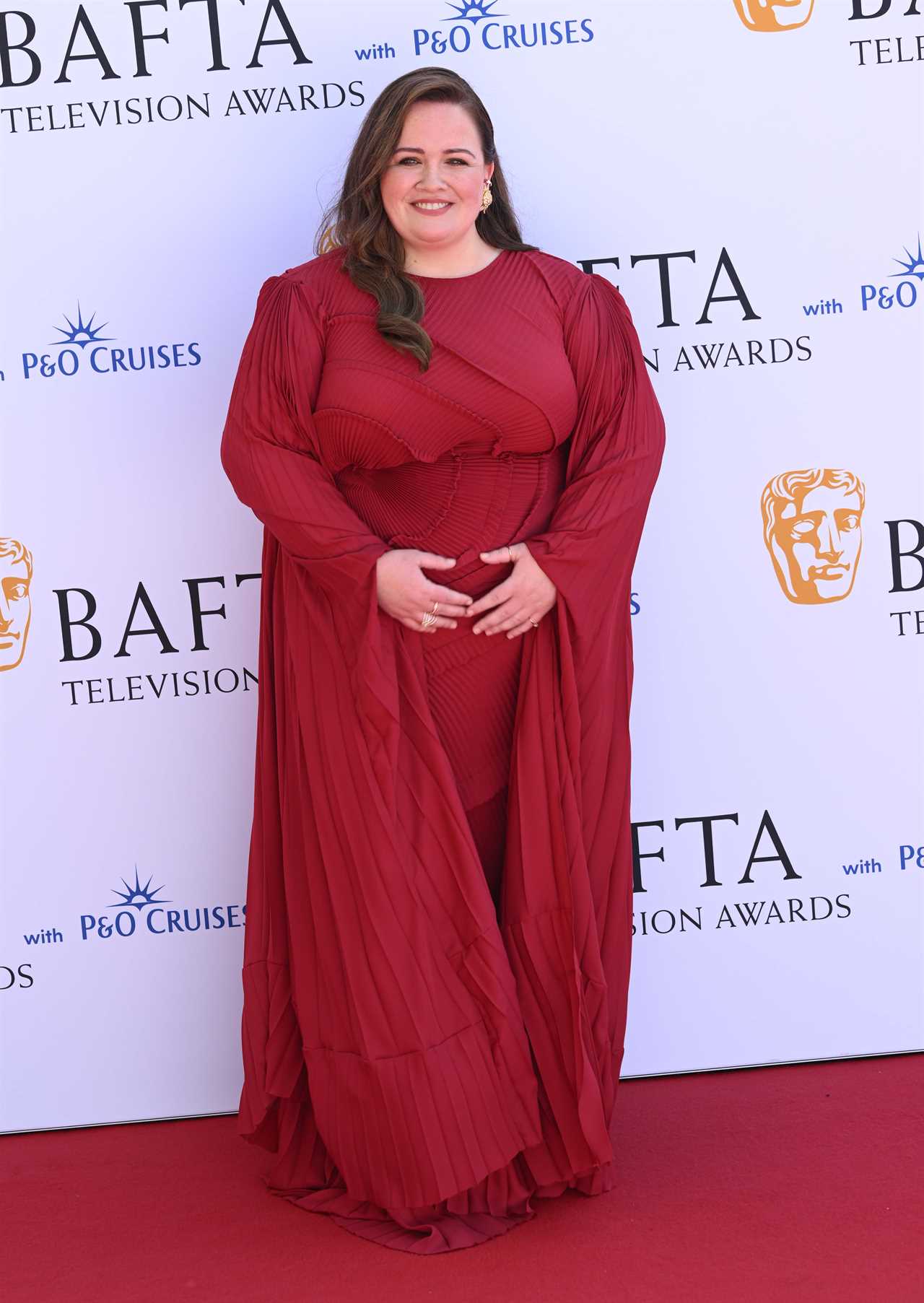 Jessica Gunning stuns at Baftas alongside Baby Reindeer star Richard Gadd