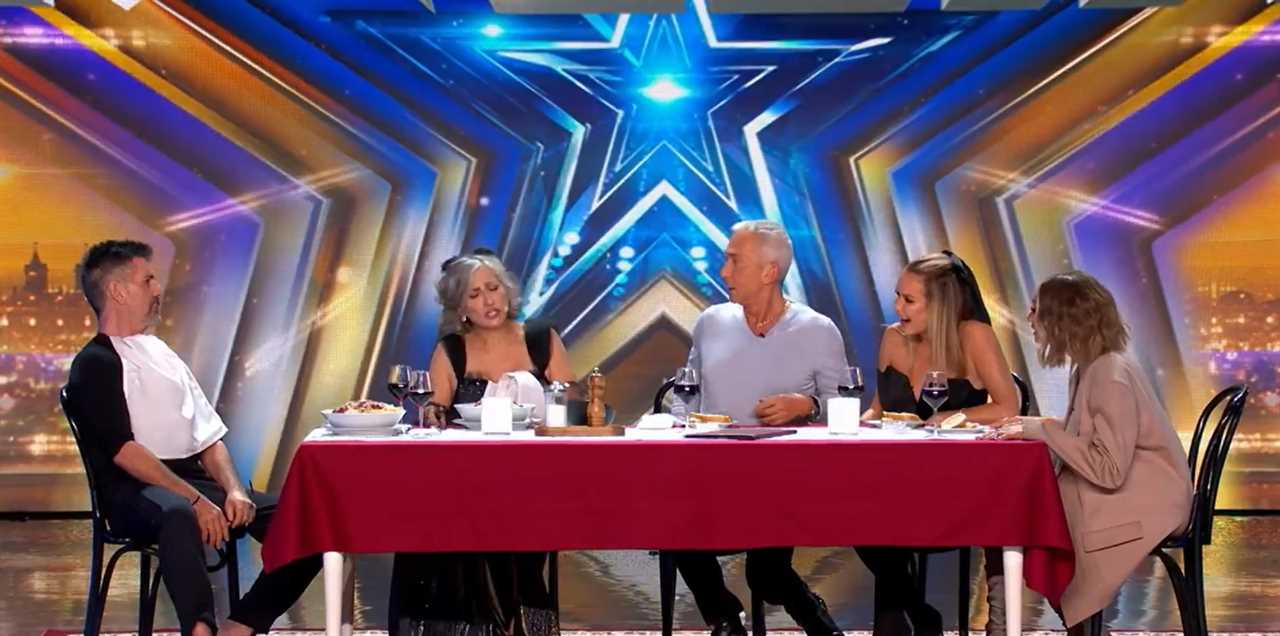 Outrage as BGT opera act takes a surprising twist with spaghetti throwing