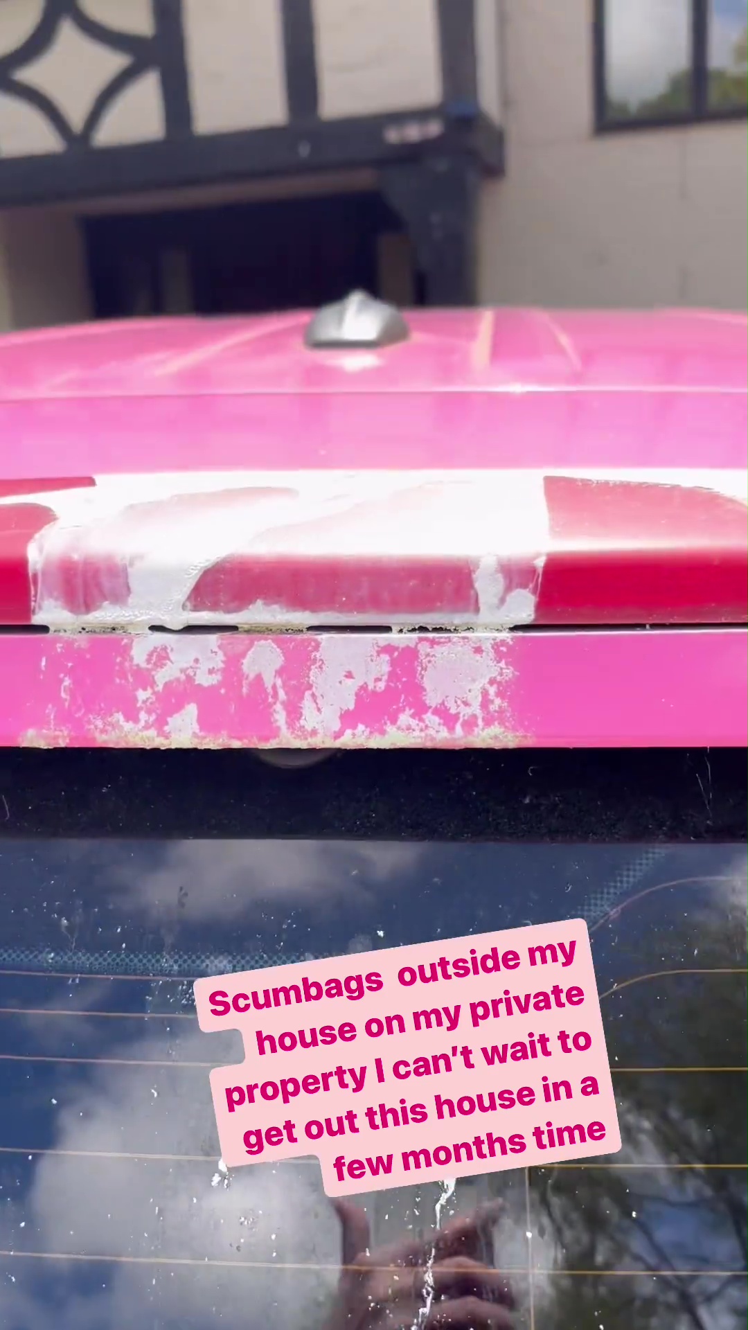 Katie Price’s Car Vandalised with Acid Outside Home