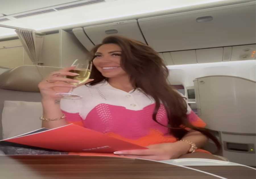 Geordie Shore chaos as Sophie Kasaei and Chloe Ferry get drunk on first class flight to Thailand