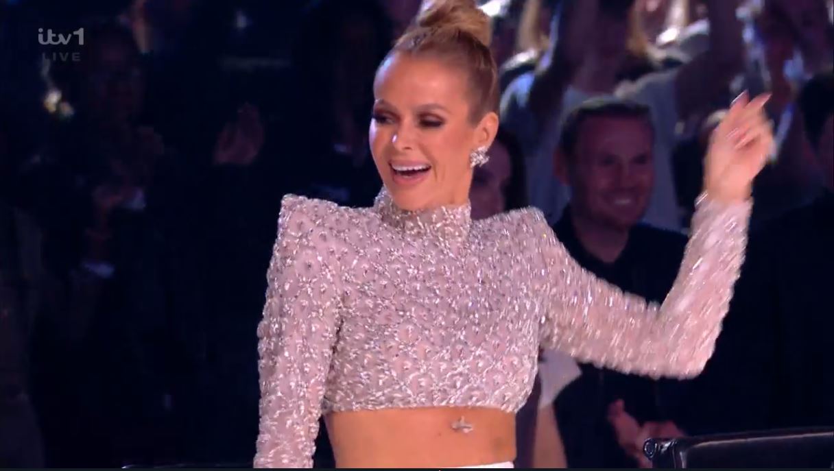 Amanda Holden stuns in diamante outfit for Britain’s Got Talent semi-final