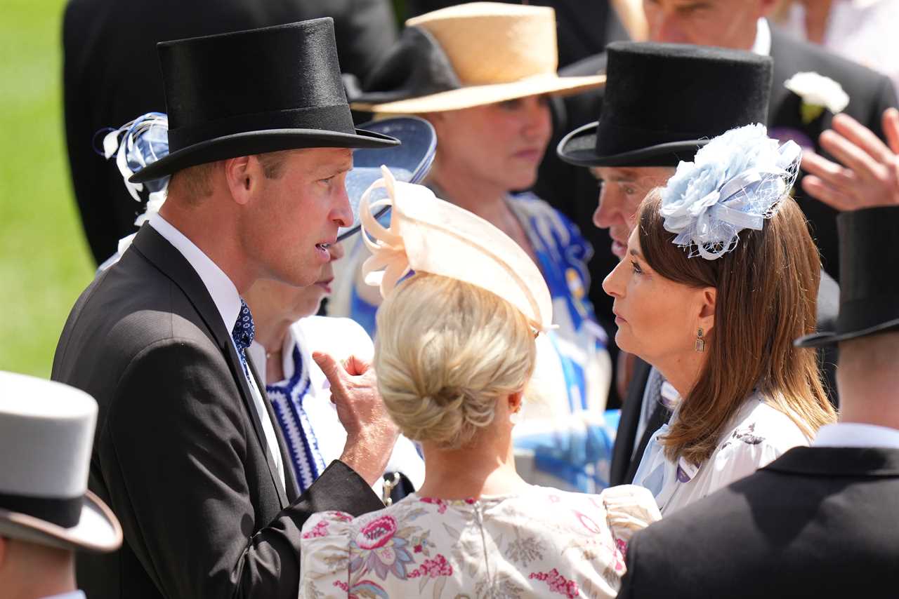 Prince William and Carole Middleton's Strong Family Bond at Royal Ascot