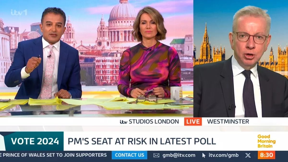 Adil Ray takes a swipe at Michael Gove on GMB