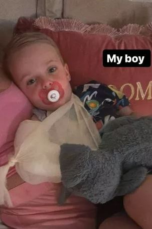 Geordie Shore star Aaron Chalmers’ son rushed to A&E – just days after seriously ill baby left hospital