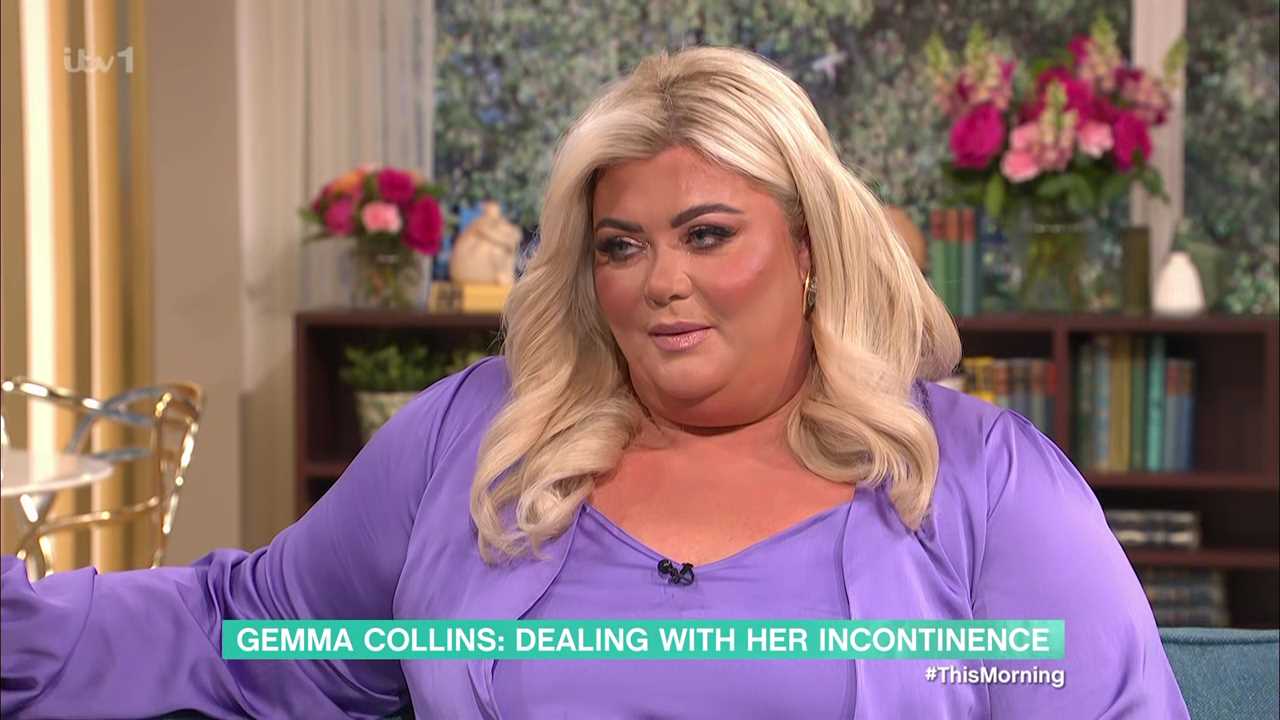 Gemma Collins reveals battle with incontinence: I thought I was dying