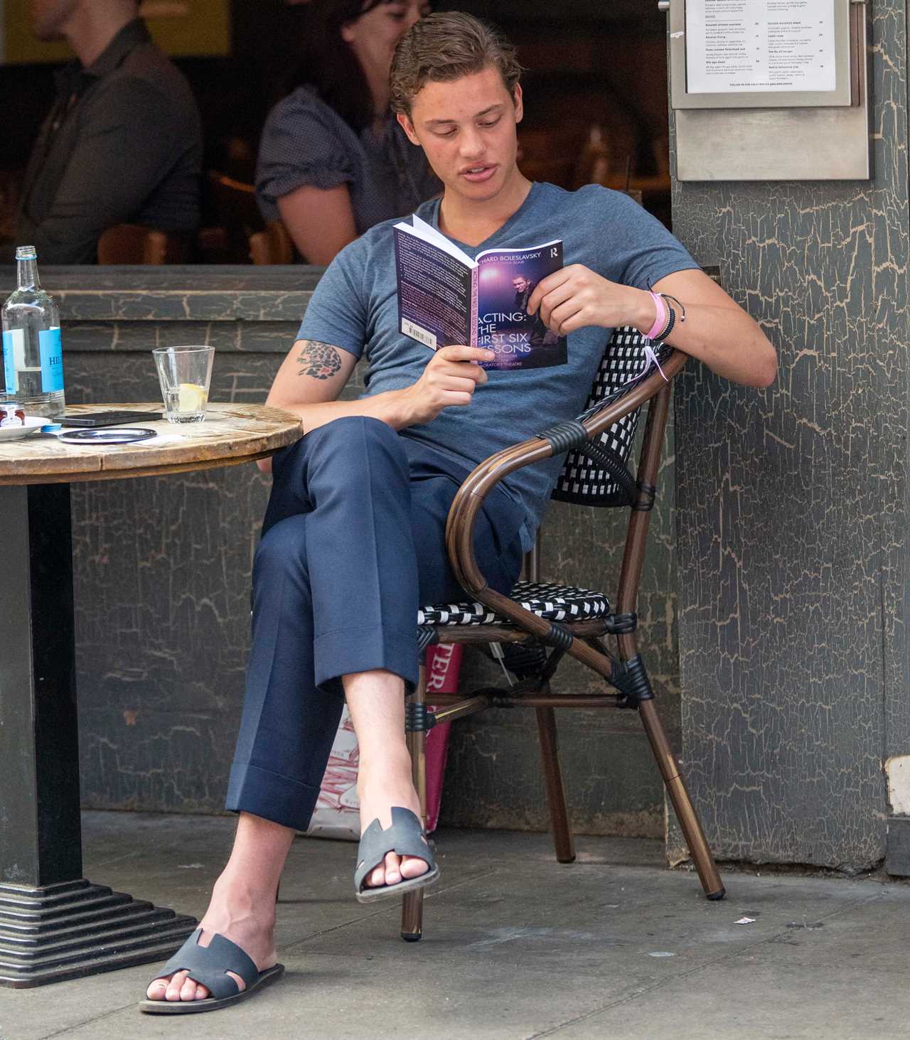 EastEnders Star Bobby Brazier Spotted Studying Acting Book in Soho