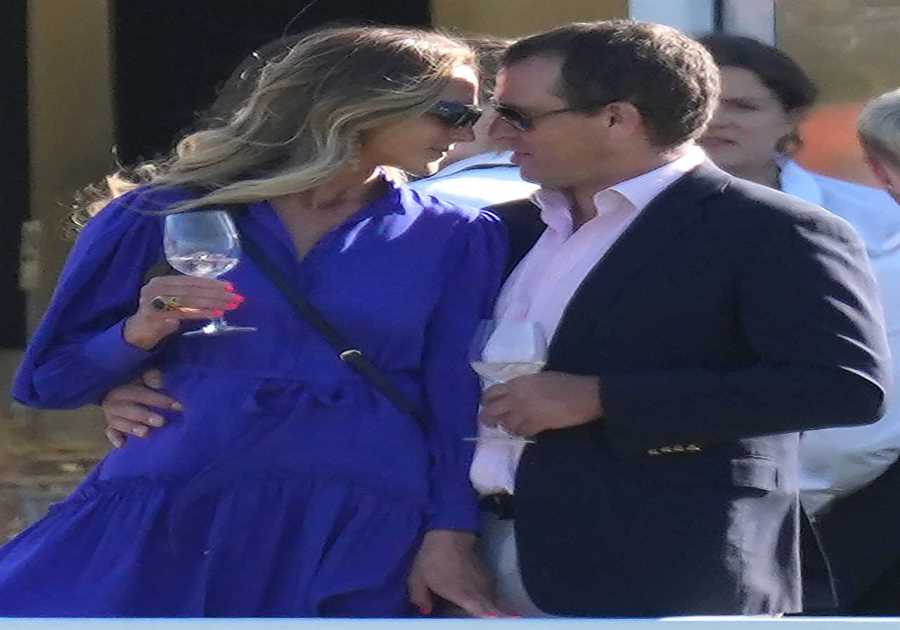 Peter Phillips and NHS Nurse Girlfriend Share Public Display of Affection at Polo Event