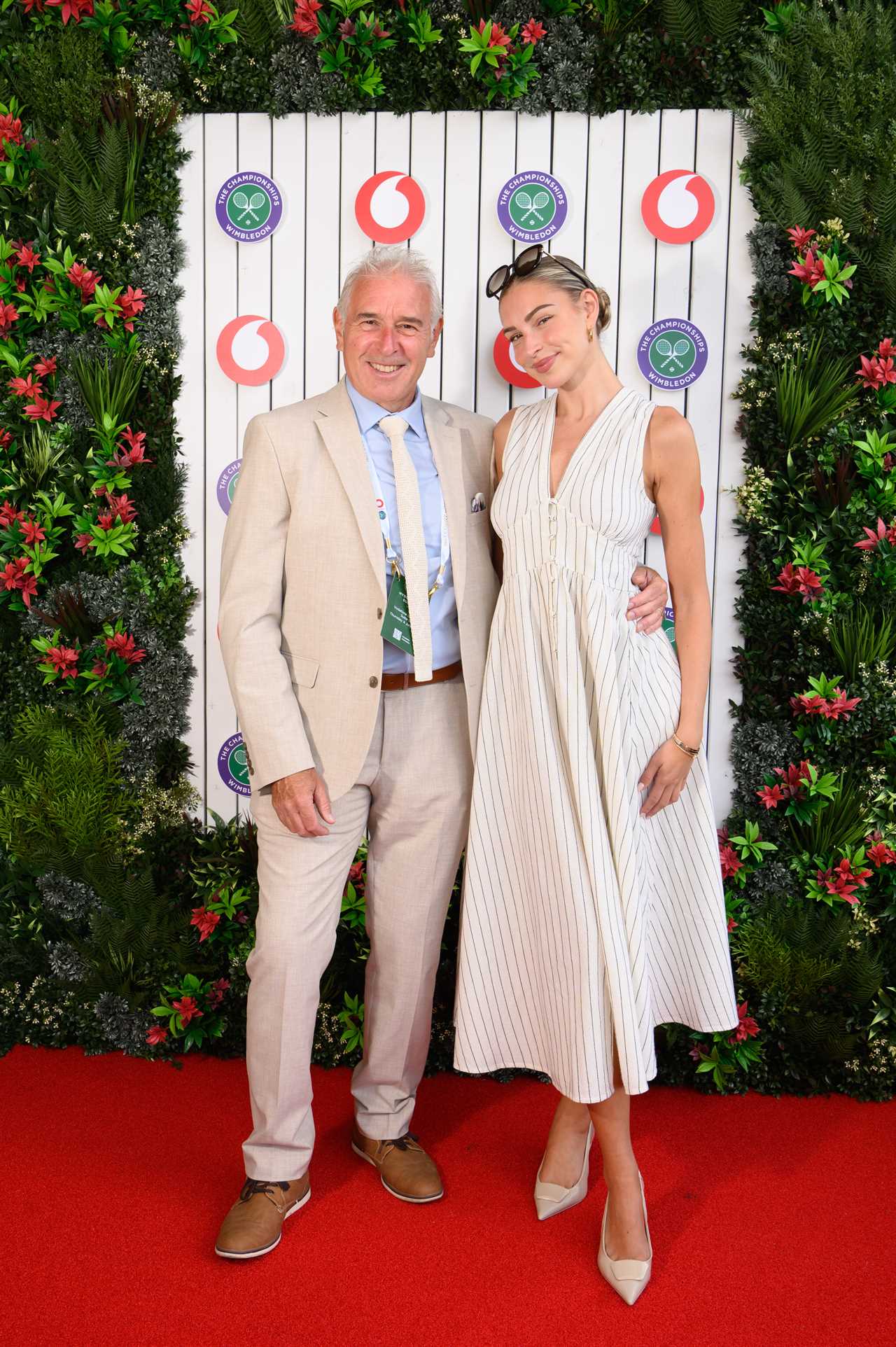 Zara McDermott sparks speculation at Wimbledon with father, amidst relationship drama with Sam Thompson