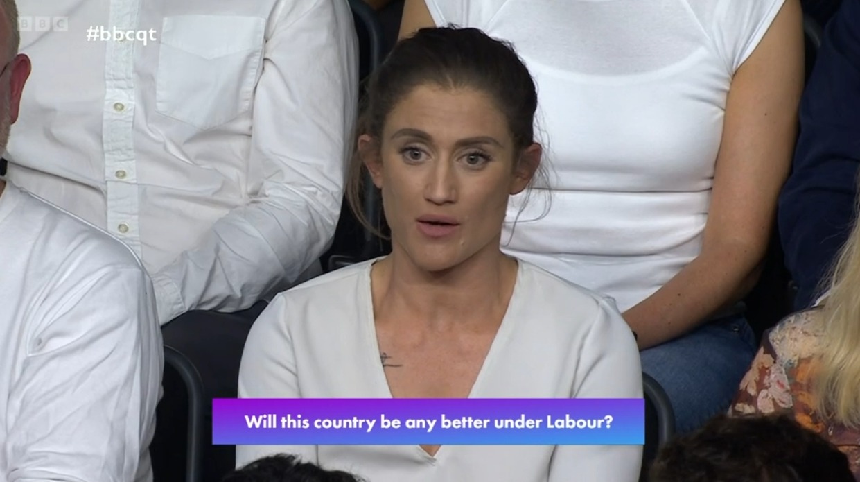 Reality TV Star Surprises Viewers with Question Time Cameo