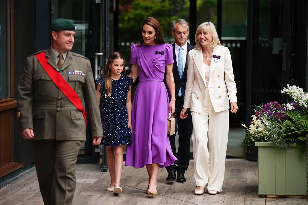 Princess Charlotte Enjoys Girls' Day Out with Mum Kate at Wimbledon Men's Final