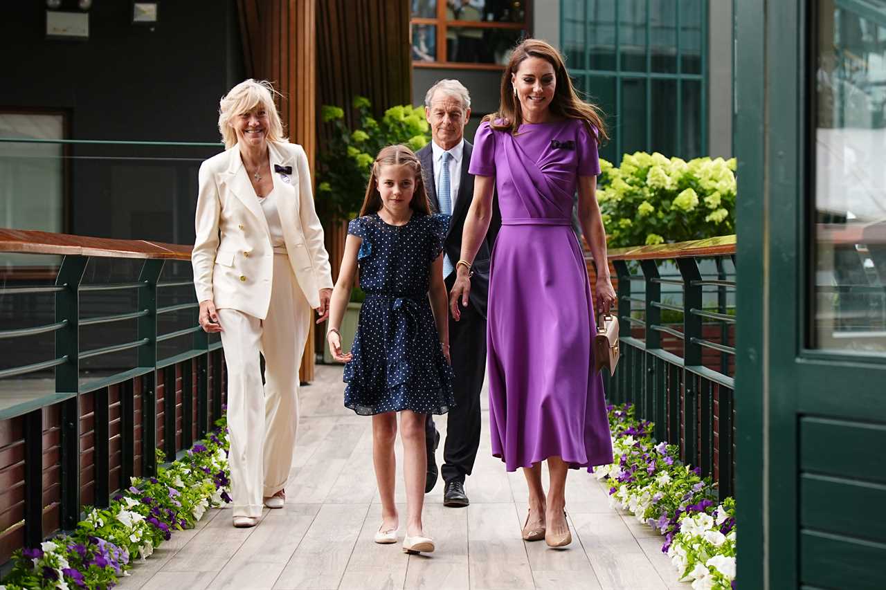 Princess Charlotte Enjoys Girls' Day Out with Mum Kate at Wimbledon Men's Final