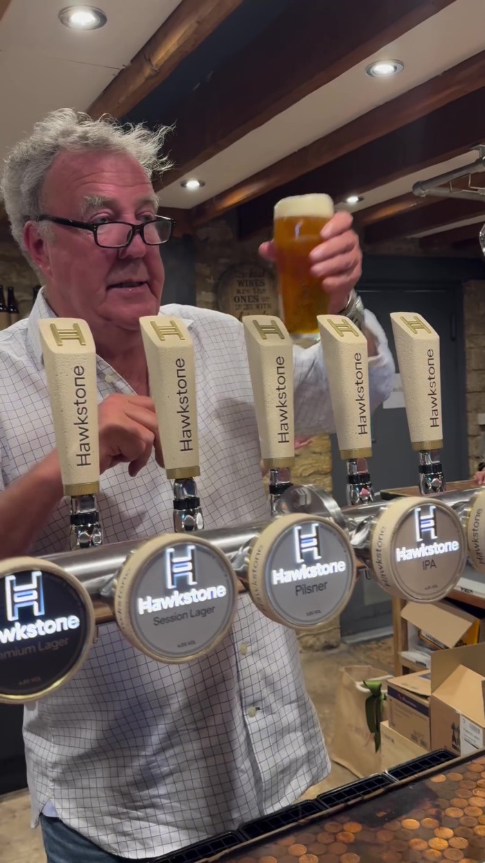 Jeremy Clarkson unveils his £1M Cotswolds pub