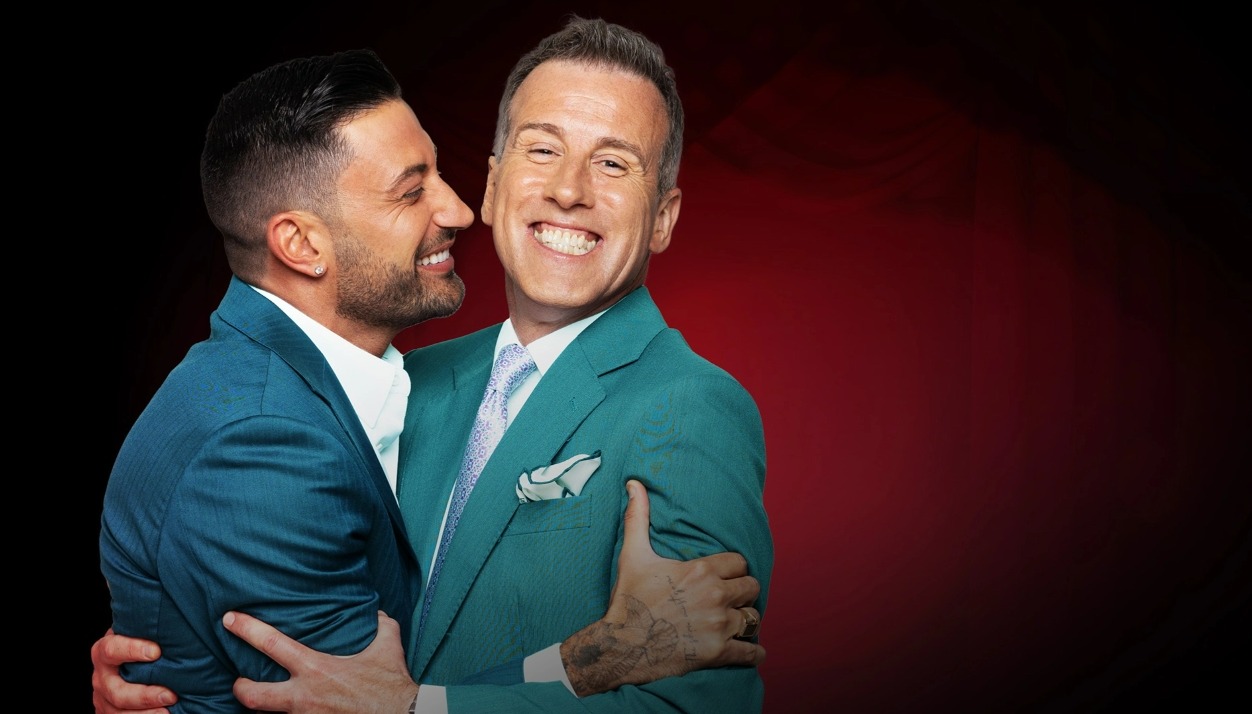 Anton Du Beke celebrates birthday on stage with ‘best friend’ Giovanni Pernice