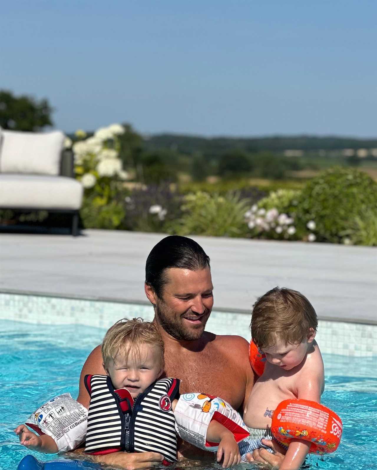 Mark Wright shows off stunning Essex mega-mansion with his adorable nephews