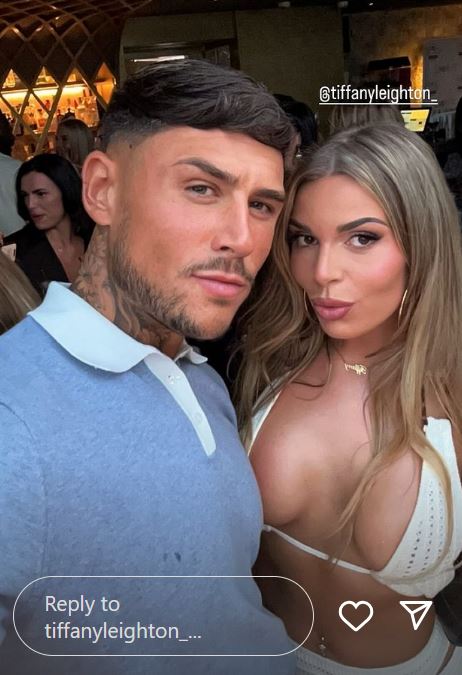 Love Island's Tiffany sparks romance rumours with hunky bombshell in cosy selfie after making flirty comment