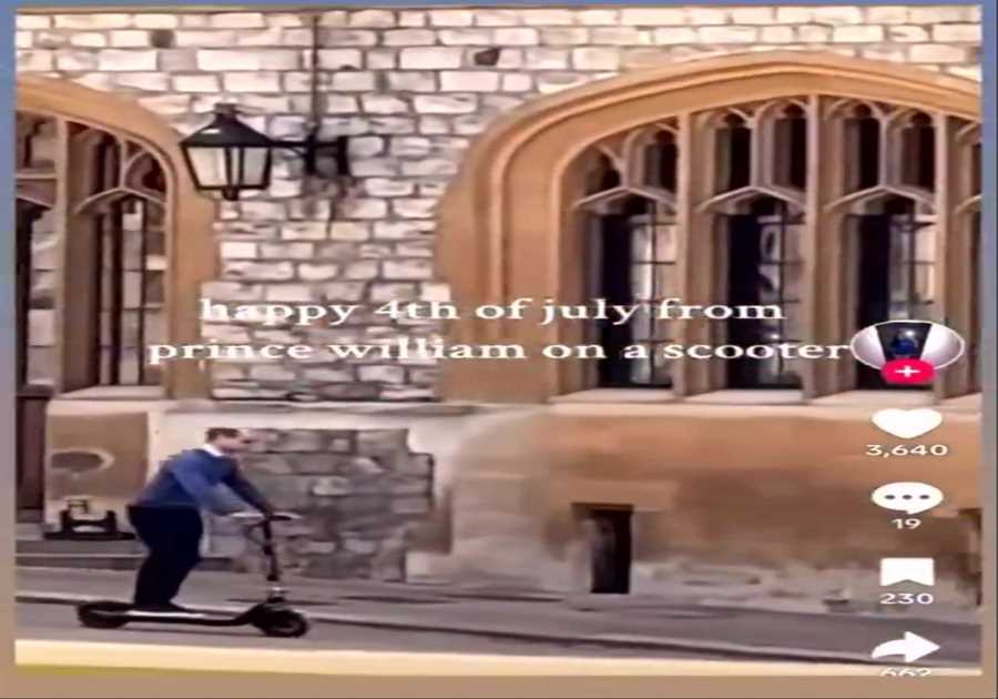 Prince William Spotted Zipping Around Windsor Castle on E-Scooter